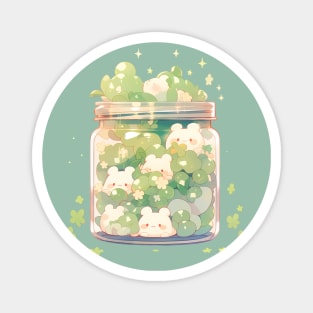 Adorable Bear Animals In a Jar | Kawaii Gummy Delight Magnet